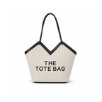 Classic Woven Canvas Tote Bag