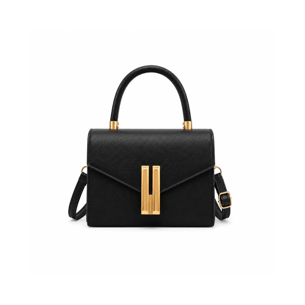 Noir Luxe Crossbody Bag
