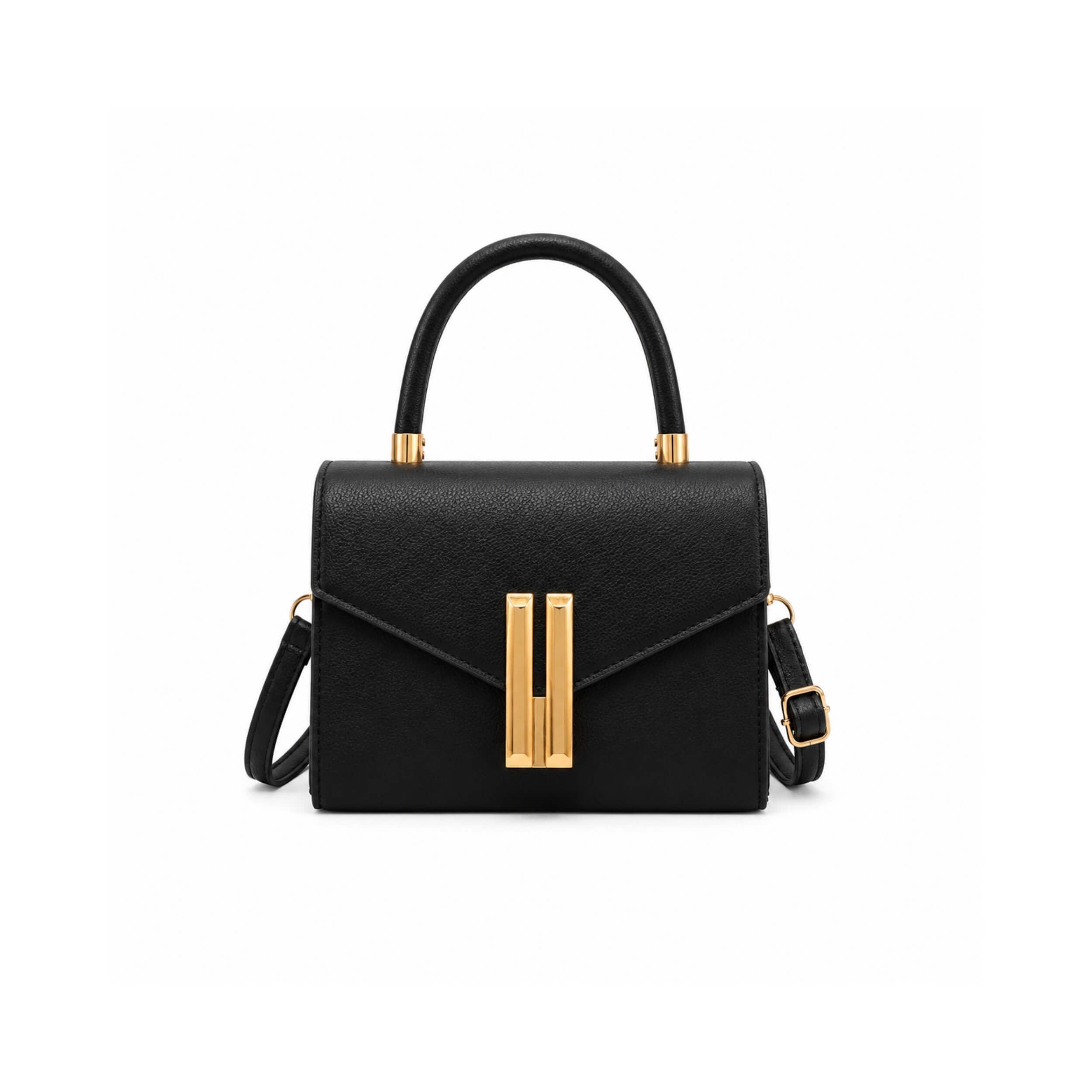 Noir Luxe Crossbody Bag