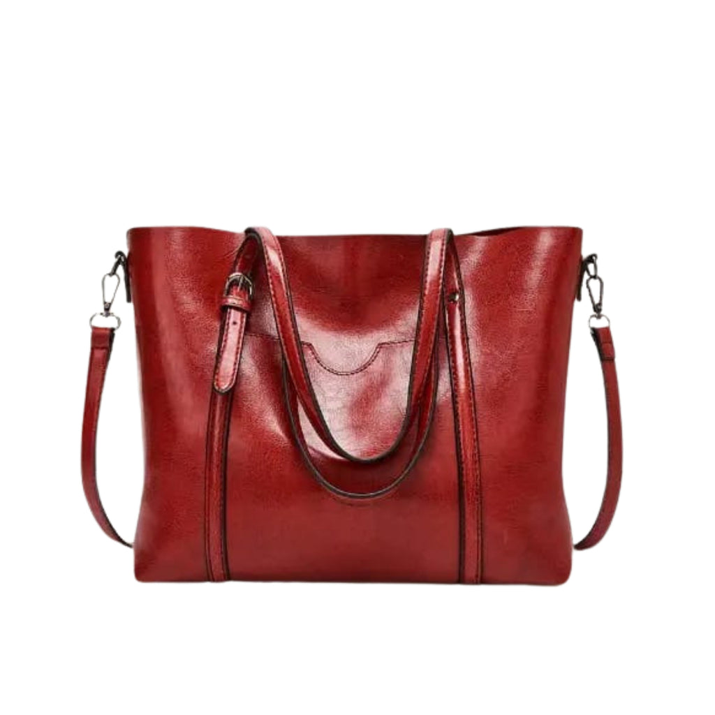 Ruby Elegance Shoulder Bag