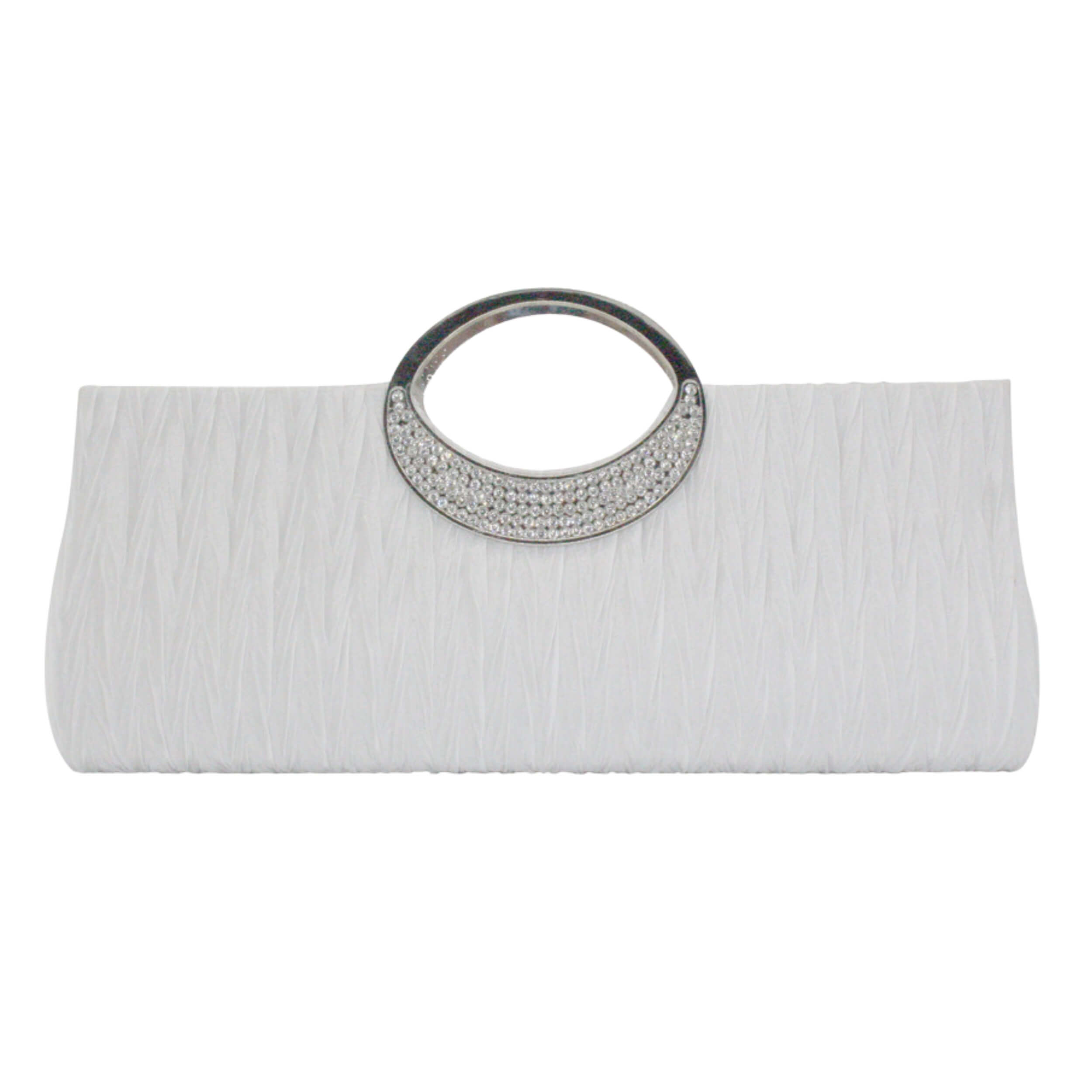 Crystal Handle Clutch Bag