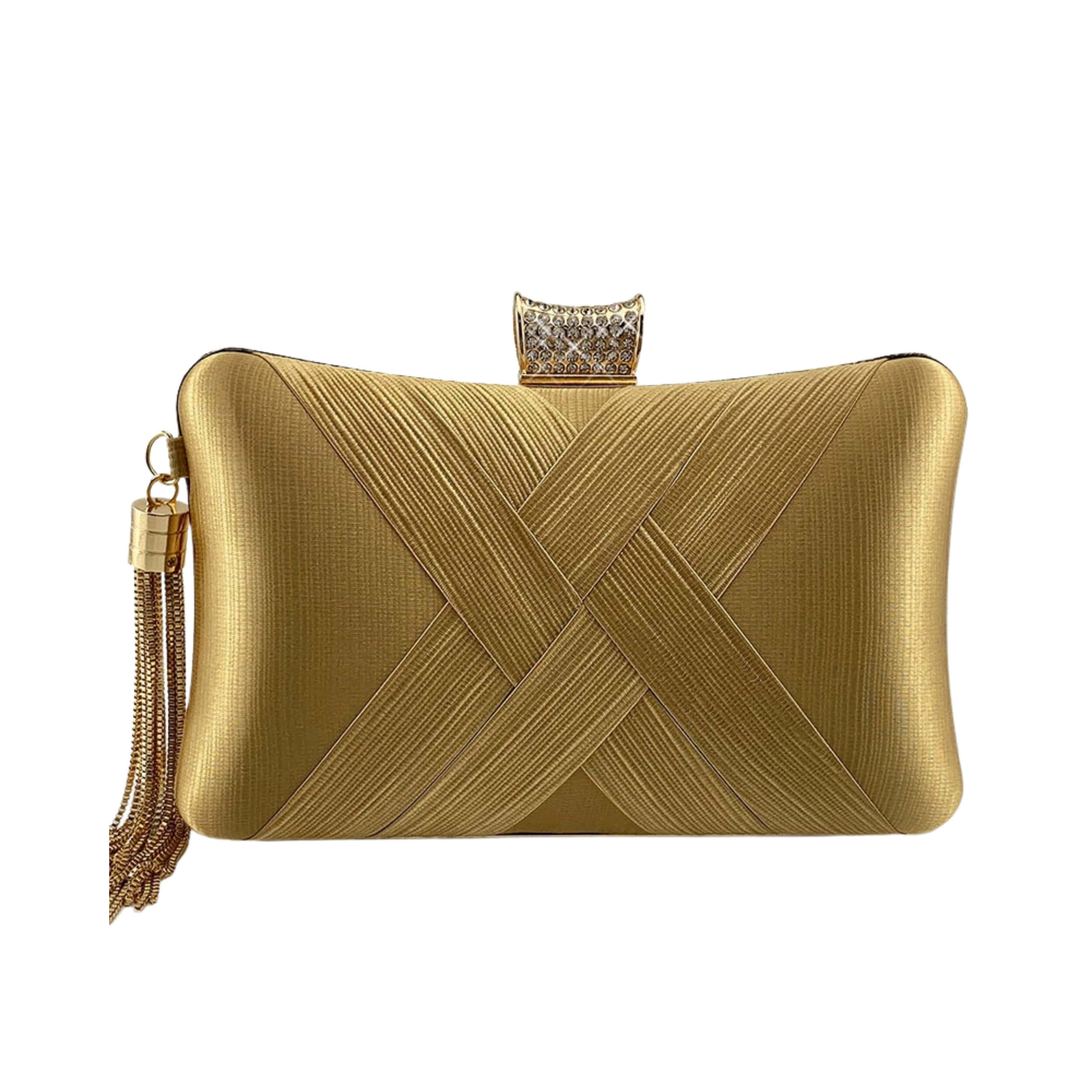 Golden Diamond Clutch