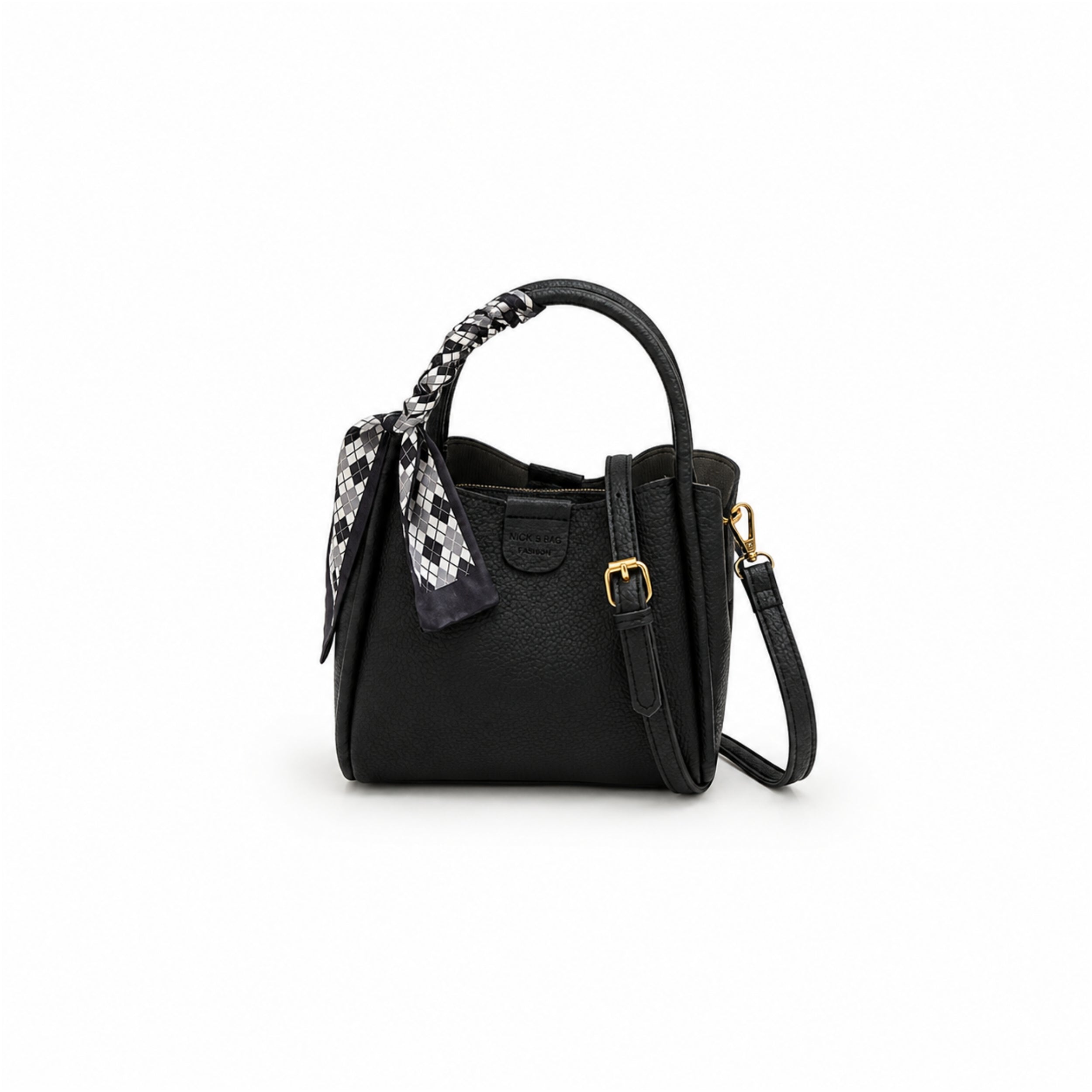 Beige Charm Crossbody Bag