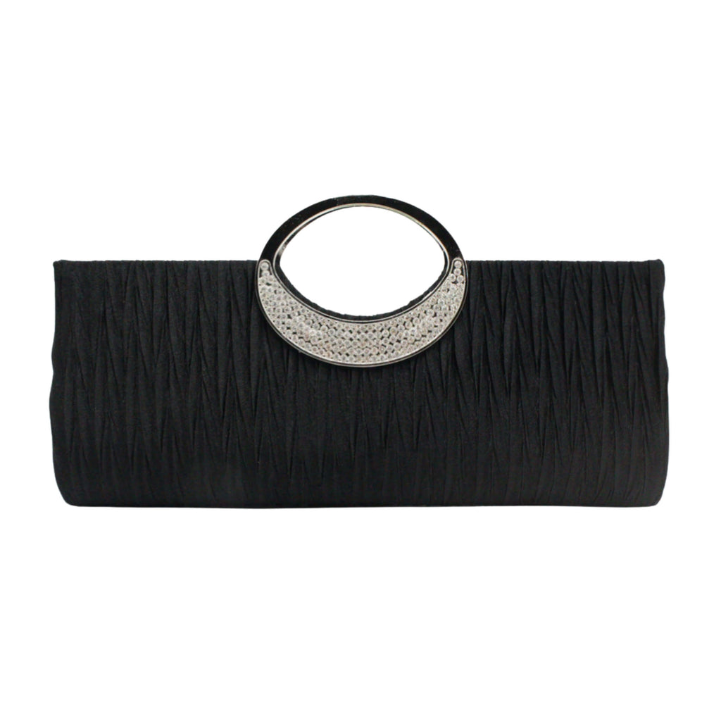 Crystal Handle Clutch Bag
