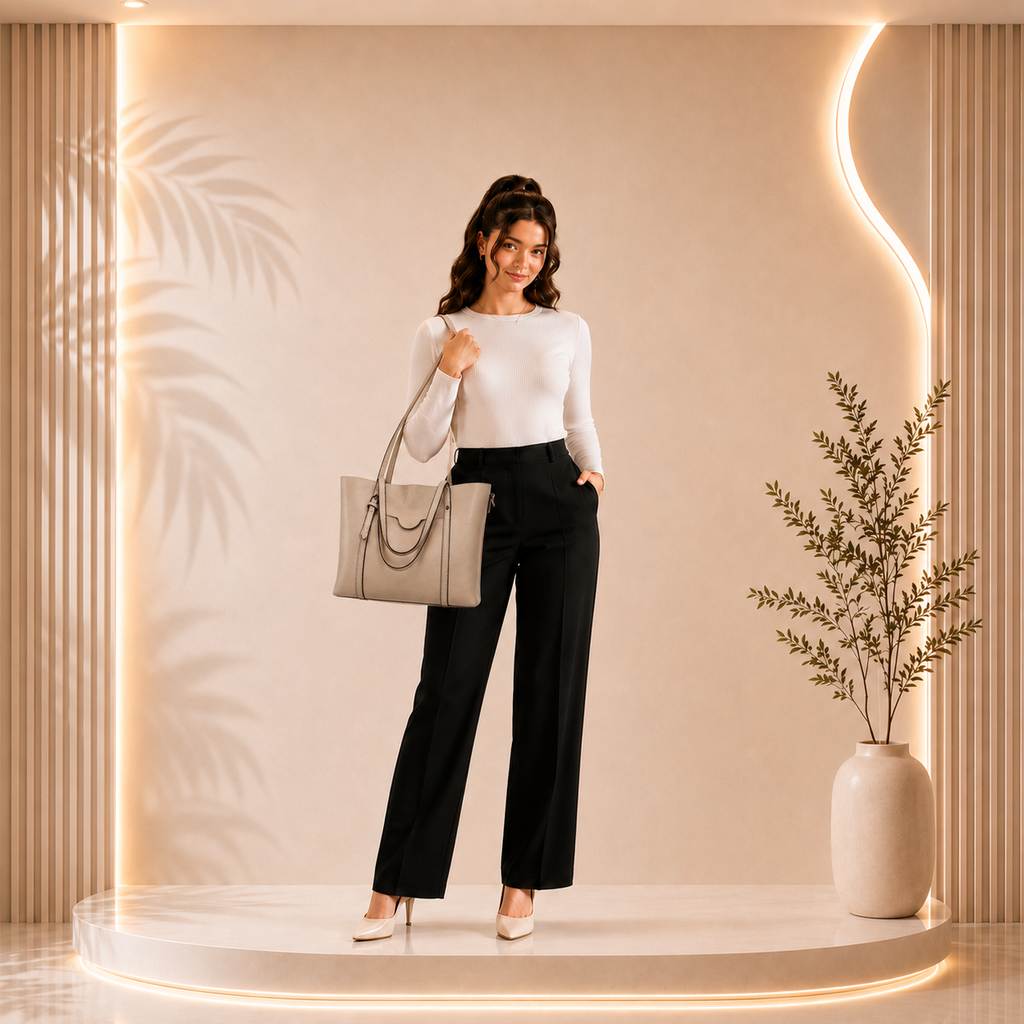 Ruby Elegance Shoulder Bag