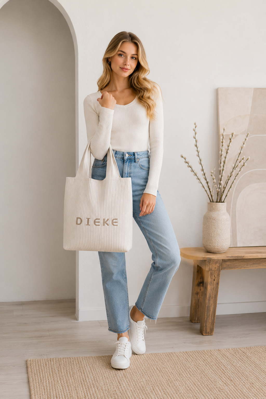 Urban Stripe Tote Bag