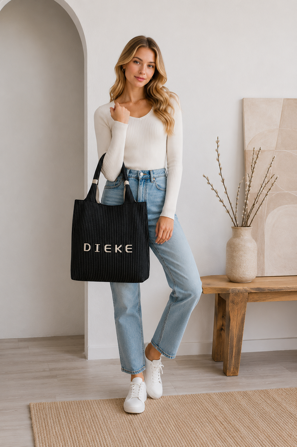 Urban Stripe Tote Bag