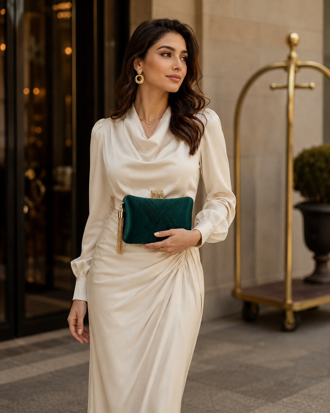 Golden Grace Clutch