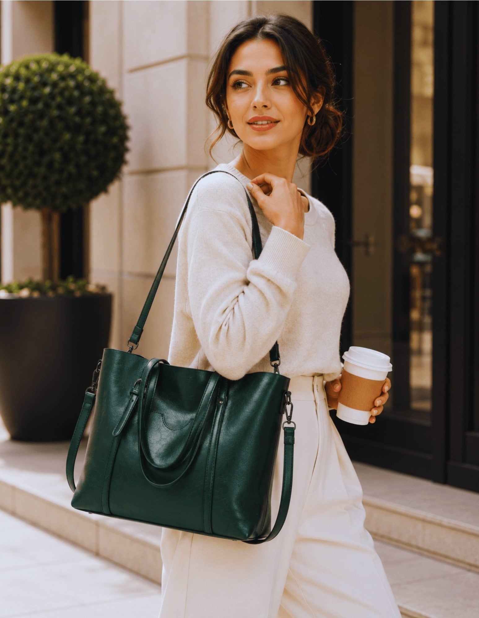 Ruby Elegance Shoulder Bag