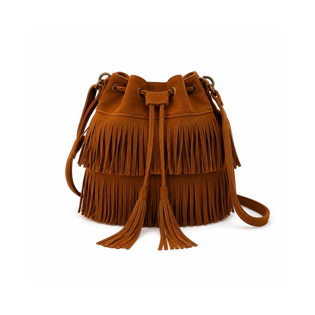 Velvet Tassel Shoulder Bag