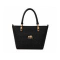 Midnight Weave Shoulder Bag