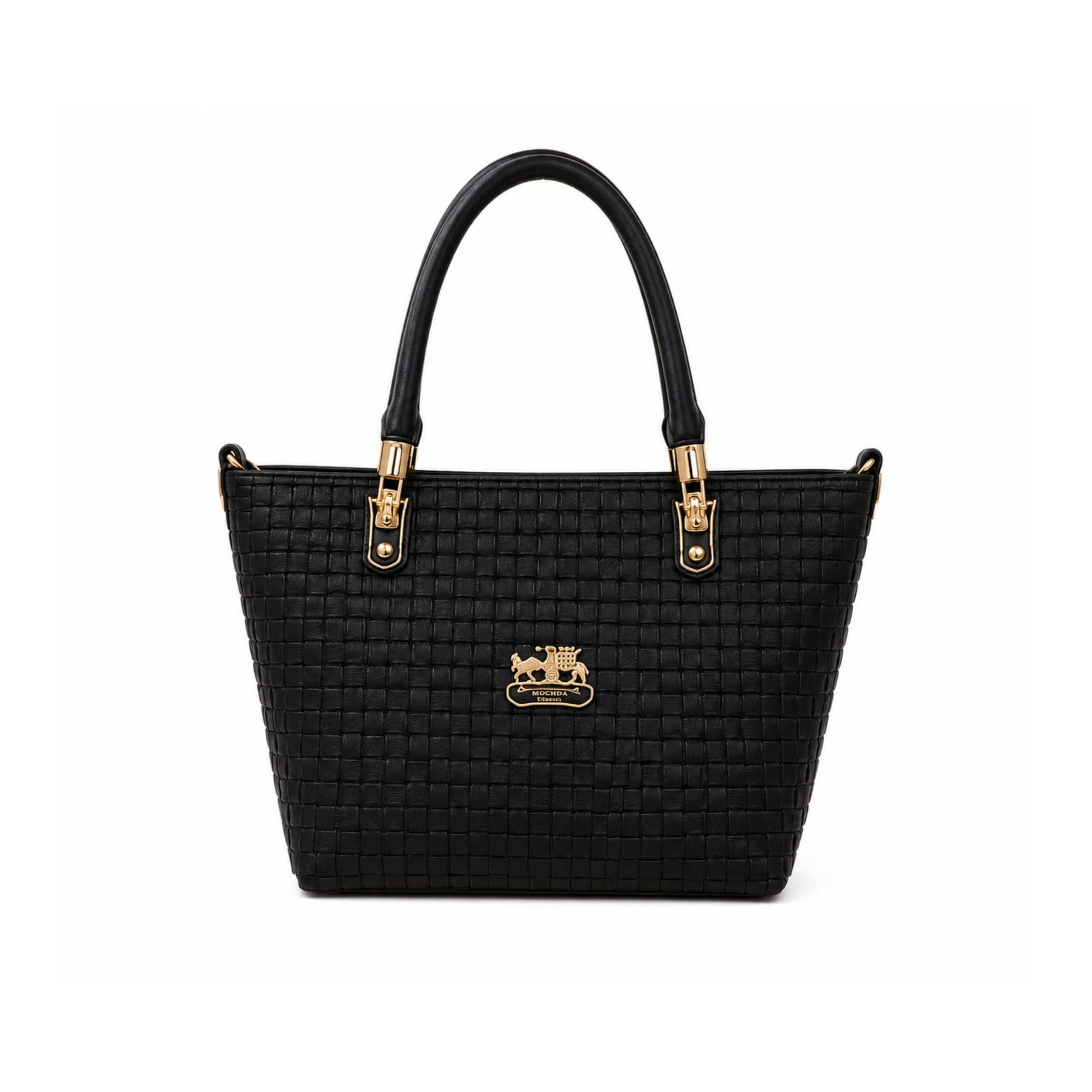 Midnight Weave Shoulder Bag