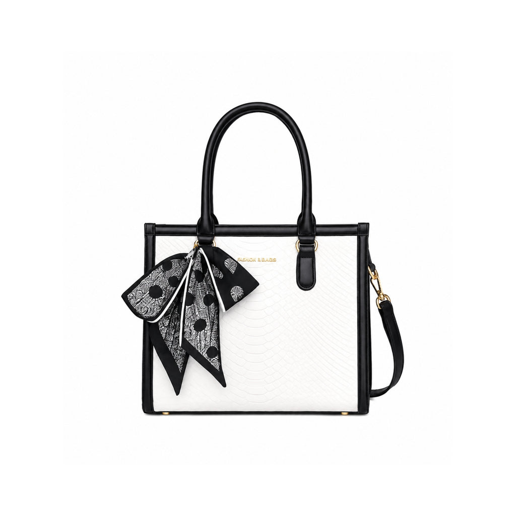 Monochrome Luxe Tote