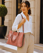 Ruby Elegance Shoulder Bag