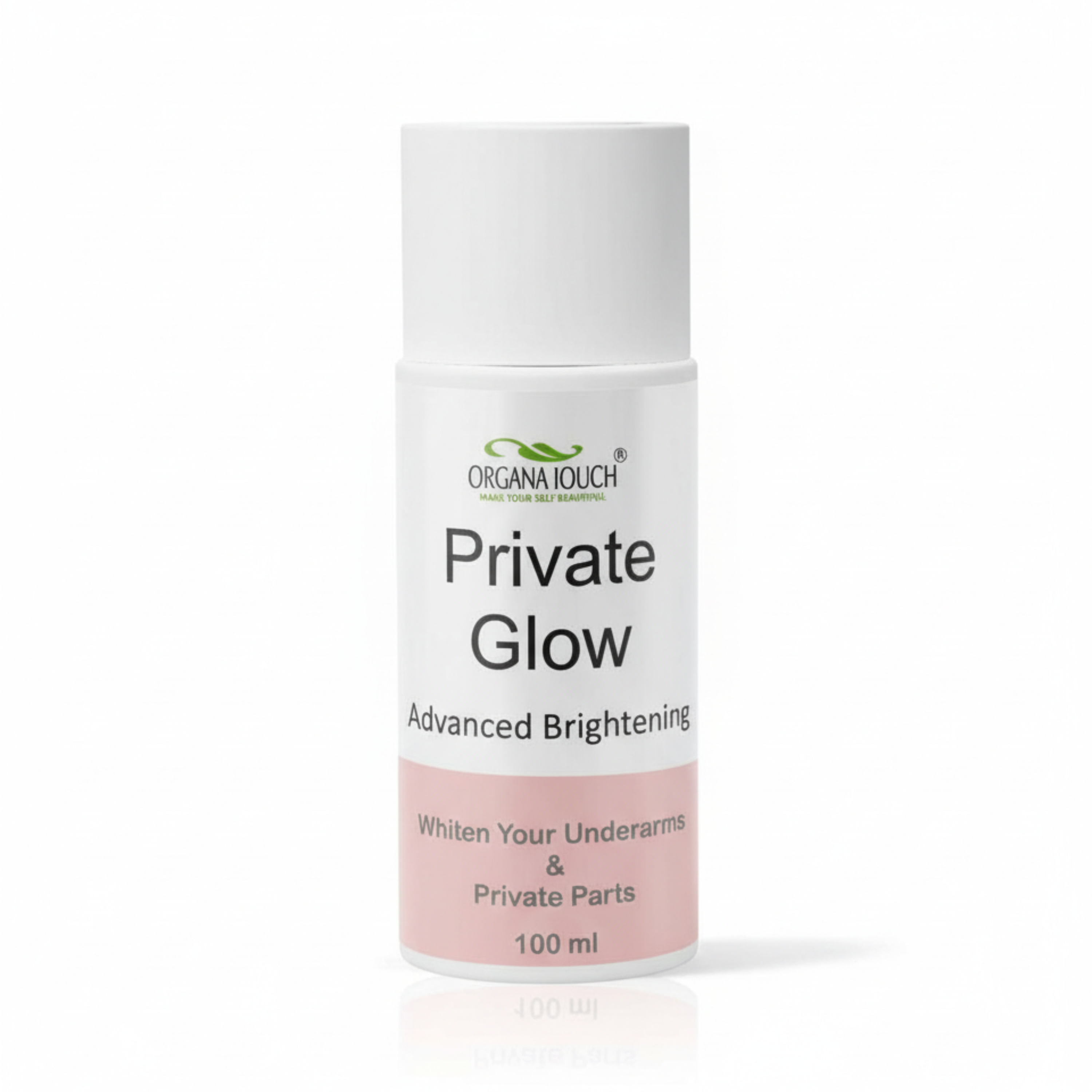 ORGANA TOUCH Private Glow Advanced Brightening Cream – Whitening for Underarms & Privates – 100ml