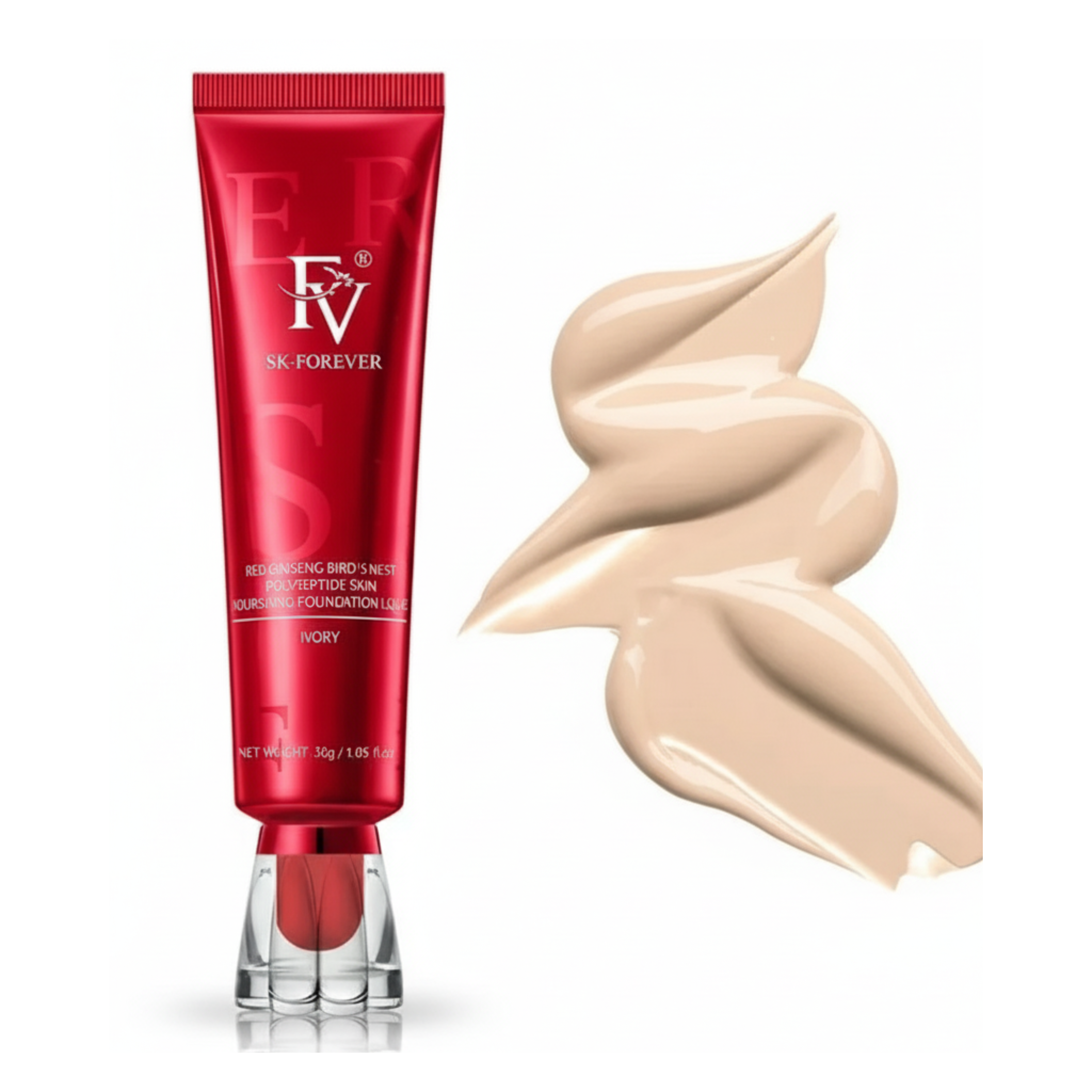FV SK Forever Foundation Tube China Red Skin Liquid Real Diamond Waterproof