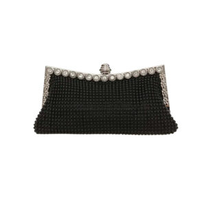 Noir Crystal Clutch