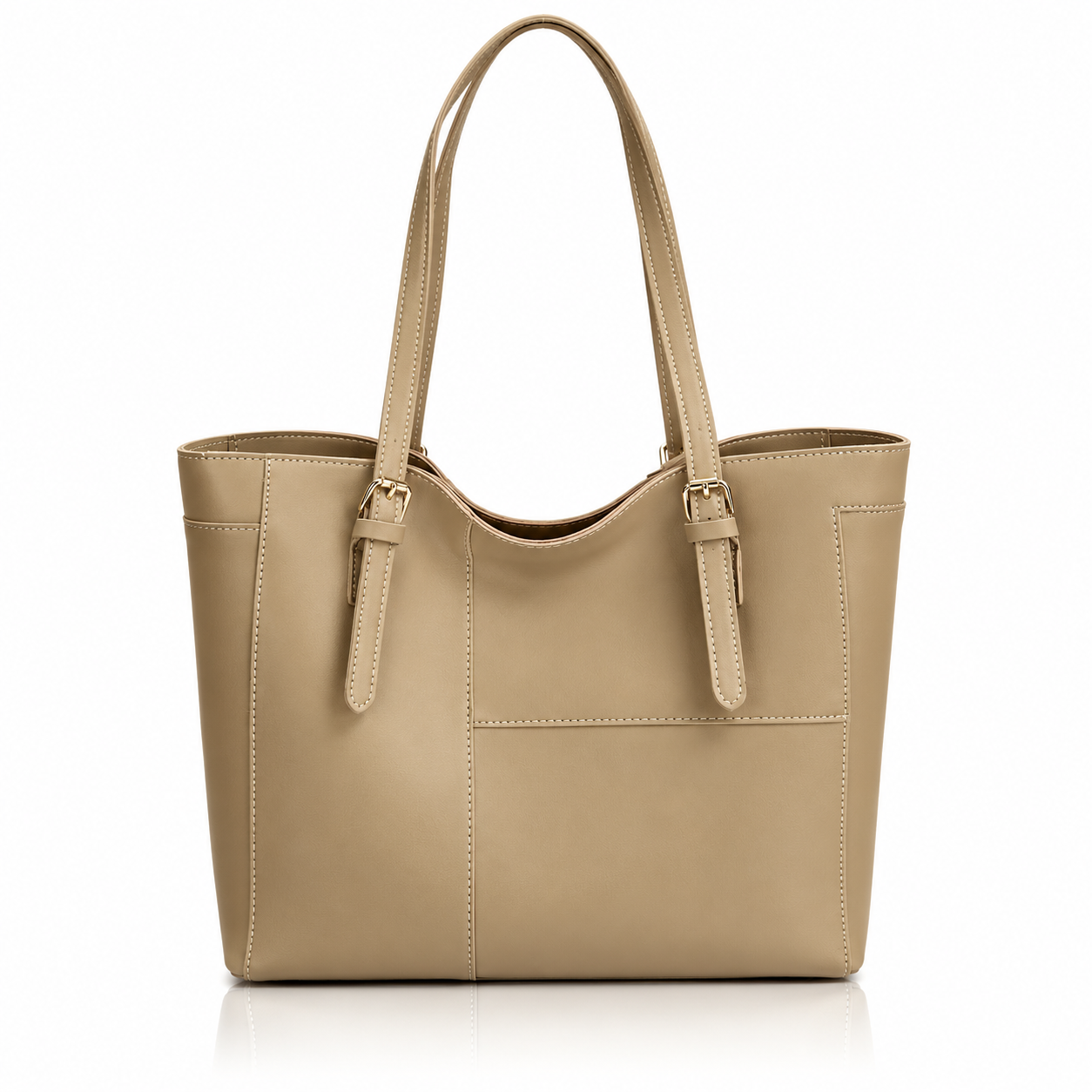 Luna Classic Beige Tote Bag