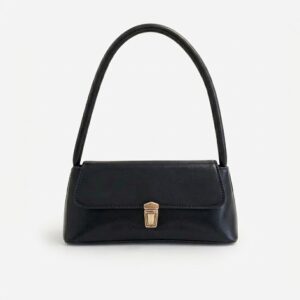 Structured Flap Shoulder Bag