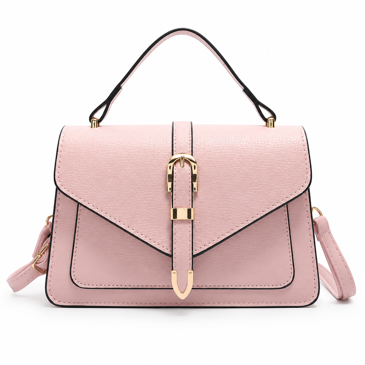 Classic Buckle Shoulder Bag
