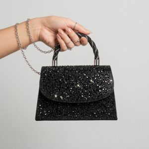 Rhinestone Embellished Evening Bag