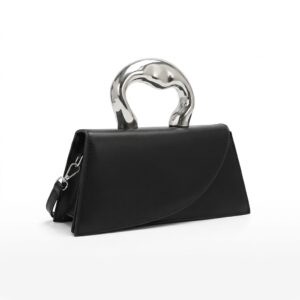Sculptural Top Handle Handbag